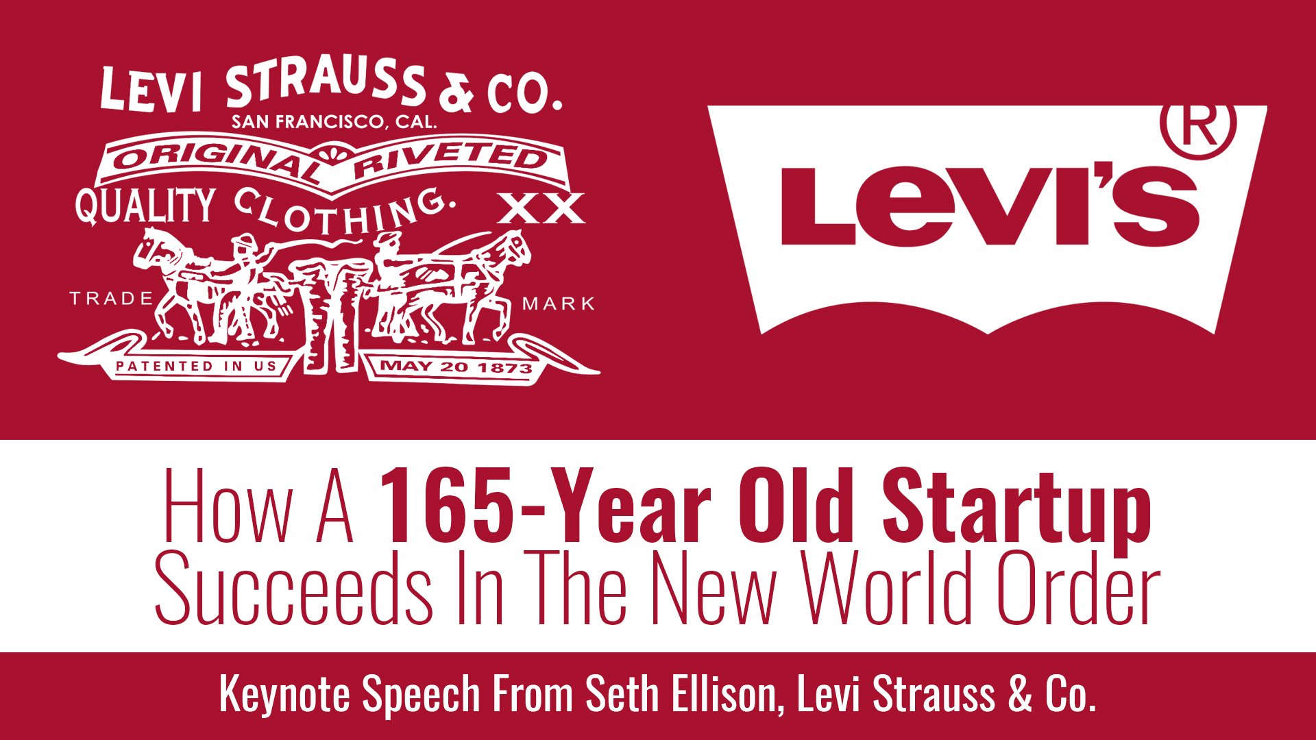 Levi Strauss & Co. – How A 165-Year Old Startup Succeeds In The New World Order